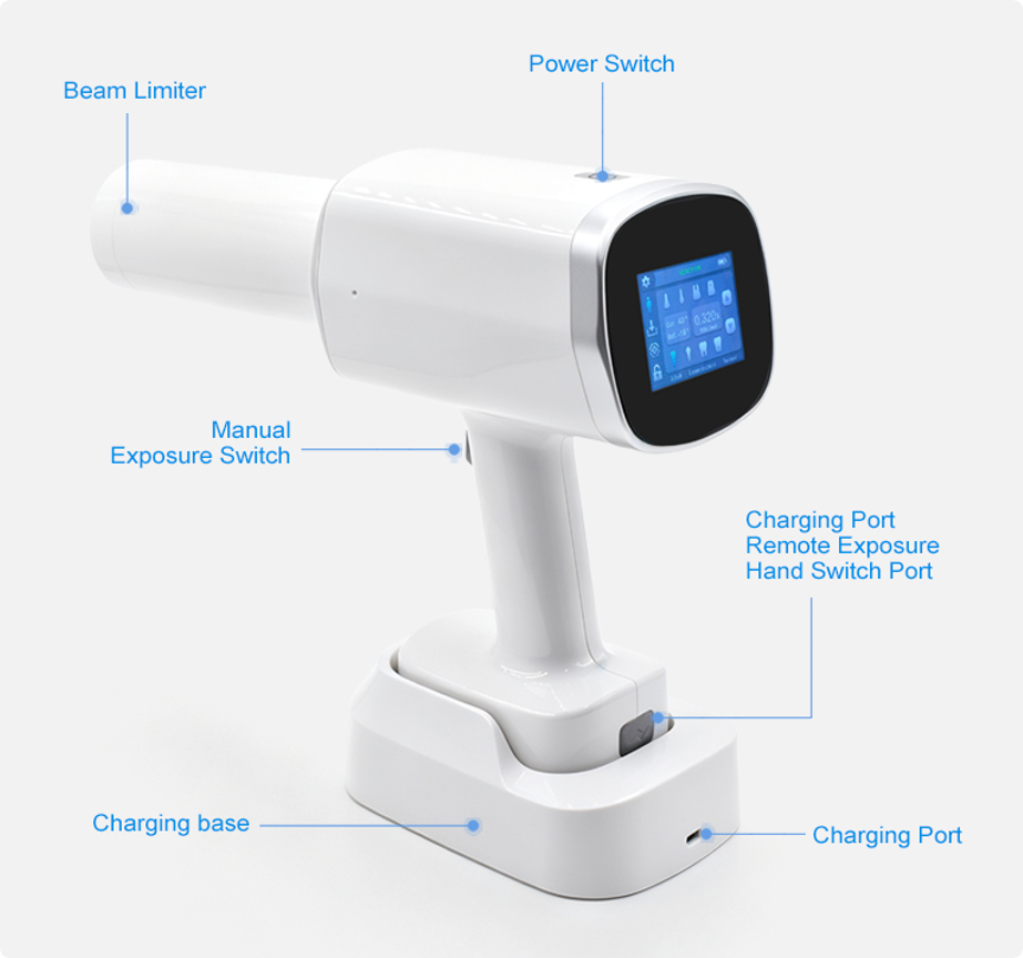 Portable Dental Digital Dental X-Ray Unit Handheld X-ray Imaging Machine 